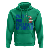 Pray for Grand Blanc Michigan Hoodie American Flag Christian Support - Wonder Print Shop