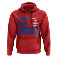 Pray for Grand Blanc Michigan Hoodie American Flag Christian Support - Wonder Print Shop