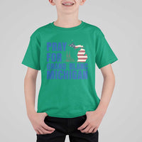 Pray for Grand Blanc Michigan T Shirt For Kid American Flag Christian Support - Wonder Print Shop