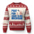 Pray for Grand Blanc Michigan Ugly Christmas Sweater American Flag Christian Support - Wonder Print Shop