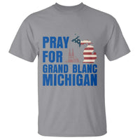 Pray for Grand Blanc Michigan T Shirt American Flag Christian Support - Wonder Print Shop
