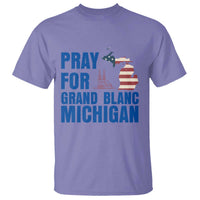 Pray for Grand Blanc Michigan T Shirt American Flag Christian Support - Wonder Print Shop