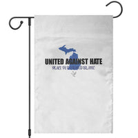 Peace for Grand Blanc Michigan Garden Flag United Against Hate - Wonder Print Shop