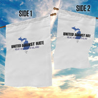 Peace for Grand Blanc Michigan Garden Flag United Against Hate - Wonder Print Shop
