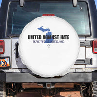 Peace for Grand Blanc Michigan Spare Tire Cover United Against Hate - Wonder Print Shop