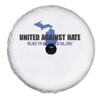 Peace for Grand Blanc Michigan Spare Tire Cover United Against Hate - Wonder Print Shop