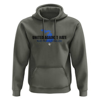 Peace for Grand Blanc Michigan Hoodie United Against Hate - Wonder Print Shop
