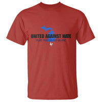 Peace for Grand Blanc Michigan T Shirt United Against Hate - Wonder Print Shop