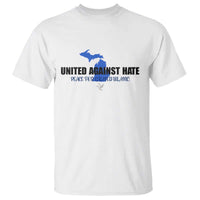 Peace for Grand Blanc Michigan T Shirt United Against Hate - Wonder Print Shop