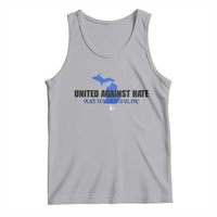 Peace for Grand Blanc Michigan Tank Top United Against Hate - Wonder Print Shop