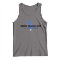 Peace for Grand Blanc Michigan Tank Top United Against Hate - Wonder Print Shop