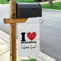 I Love Muhammad Garden Flag Musliam Identity Islamic Peace and Pride - Wonder Print Shop