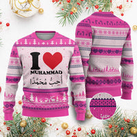 I Love Muhammad Ugly Christmas Sweater Musliam Identity Islamic Peace and Pride - Wonder Print Shop