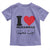 I Love Muhammad Toddler T Shirt Musliam Identity Islamic Peace and Pride - Wonder Print Shop