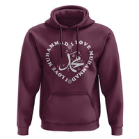 I Love Muhammad Hoodie Musliam Identity Peace Pride Islamic Calligraphy - Wonder Print Shop