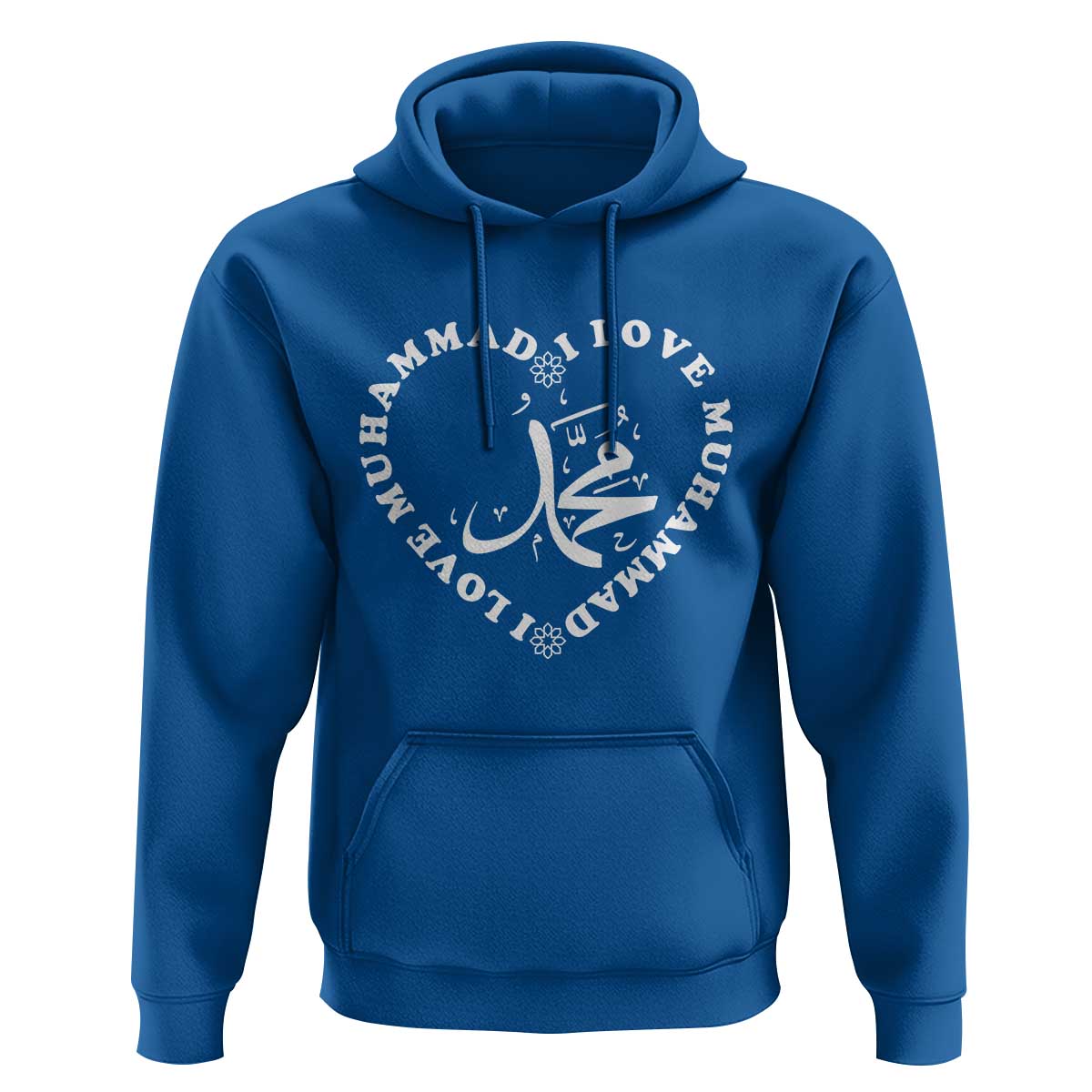 I Love Muhammad Hoodie Musliam Identity Peace Pride Islamic Calligraphy - Wonder Print Shop