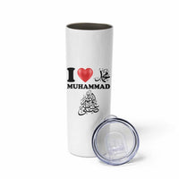 I Love Muhammad Skinny Tumbler Musliam Identity Faith Peace Pride Islamic Calligraphy - Wonder Print Shop