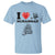 I Love Muhammad T Shirt Musliam Identity Faith Peace Pride Islamic Calligraphy - Wonder Print Shop