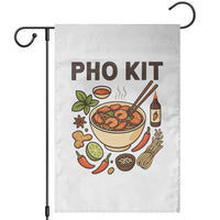 Funny Pho Kit Vietnamese Noodle Pun Garden Flag Ramen Pho Lovers Hilarious Foodie Graphic - Wonder Print Shop