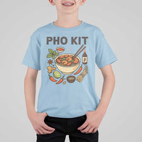 Funny Pho Kit Vietnamese Noodle Pun T Shirt For Kid Ramen Pho Lovers Hilarious Foodie Graphic - Wonder Print Shop