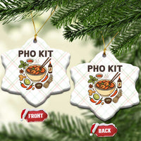 Funny Pho Kit Vietnamese Noodle Pun Ceramic Ornament Ramen Pho Lovers Hilarious Foodie Graphic - Wonder Print Shop