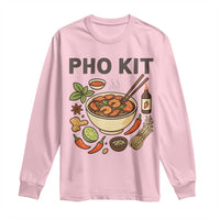 Funny Pho Kit Vietnamese Noodle Pun Long Sleeve Shirt Ramen Pho Lovers Hilarious Foodie Graphic - Wonder Print Shop