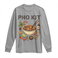 Funny Pho Kit Vietnamese Noodle Pun Long Sleeve Shirt Ramen Pho Lovers Hilarious Foodie Graphic - Wonder Print Shop