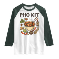 Funny Pho Kit Vietnamese Noodle Pun Raglan Shirt Ramen Pho Lovers Hilarious Foodie Graphic - Wonder Print Shop