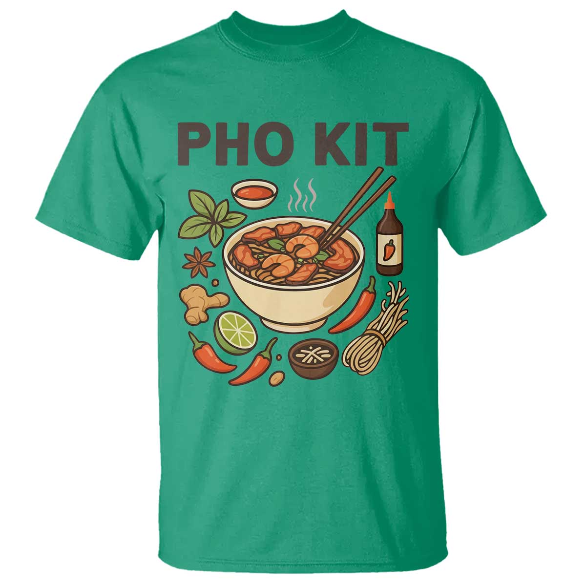 Funny Pho Kit Vietnamese Noodle Pun T Shirt Ramen Pho Lovers Hilarious Foodie Graphic - Wonder Print Shop