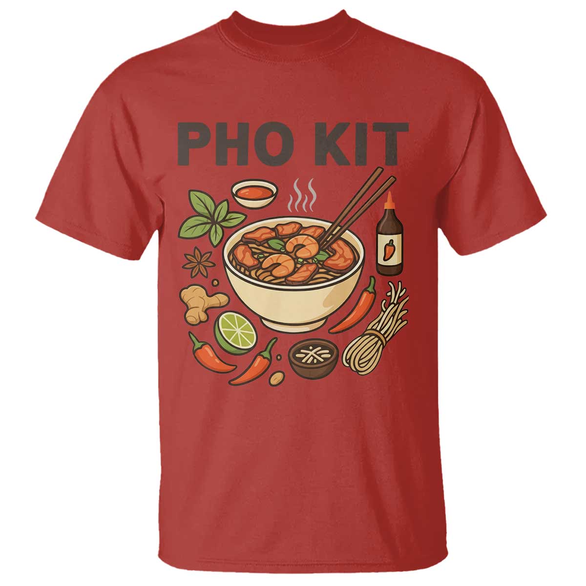 Funny Pho Kit Vietnamese Noodle Pun T Shirt Ramen Pho Lovers Hilarious Foodie Graphic - Wonder Print Shop