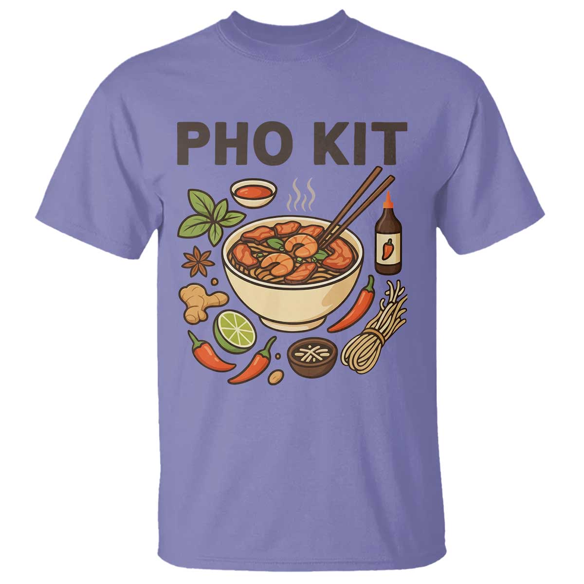 Funny Pho Kit Vietnamese Noodle Pun T Shirt Ramen Pho Lovers Hilarious Foodie Graphic - Wonder Print Shop