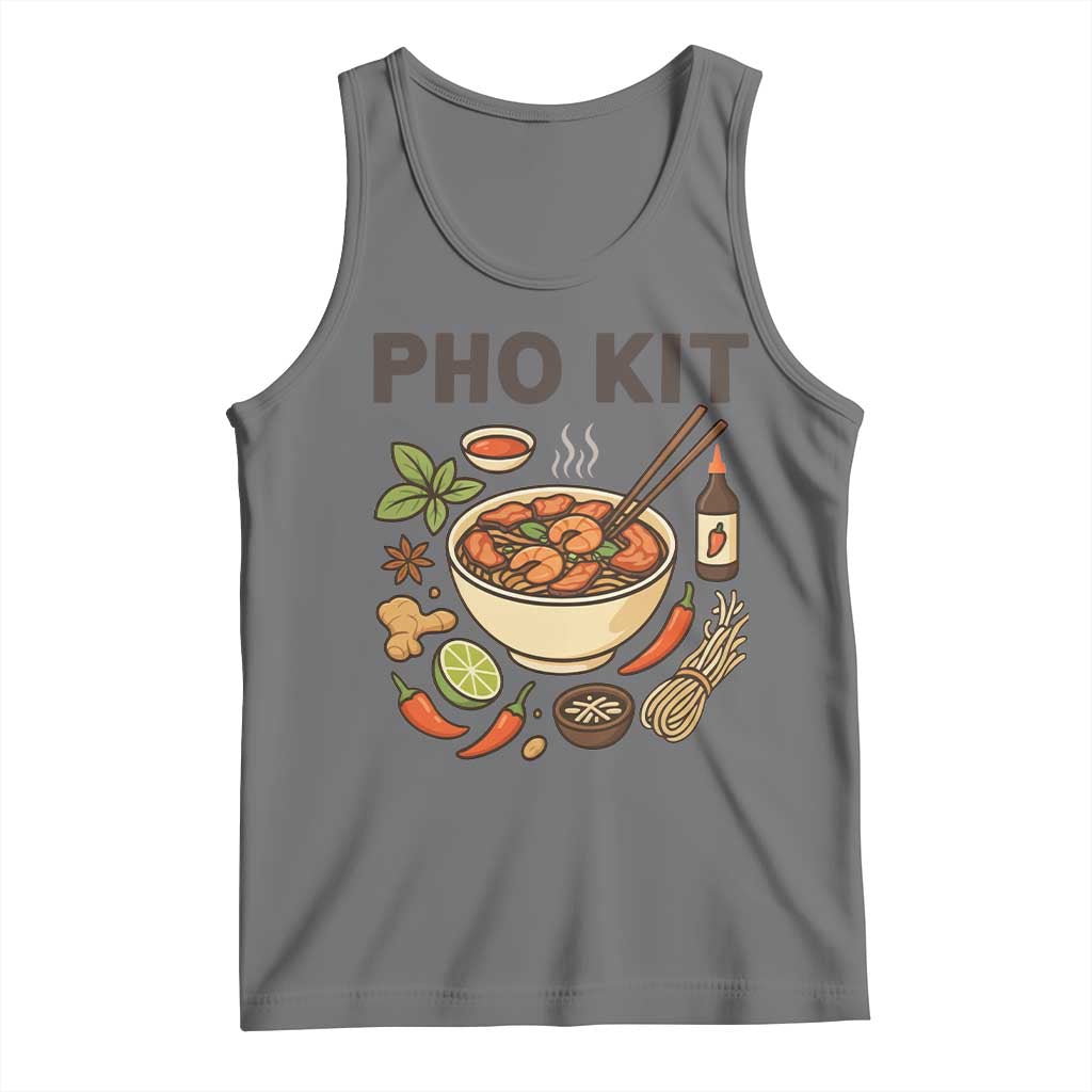 Funny Pho Kit Vietnamese Noodle Pun Tank Top Ramen Pho Lovers Hilarious Foodie Graphic - Wonder Print Shop