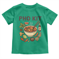 Funny Pho Kit Vietnamese Noodle Pun Toddler T Shirt Ramen Pho Lovers Hilarious Foodie Graphic - Wonder Print Shop