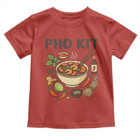 Funny Pho Kit Vietnamese Noodle Pun Toddler T Shirt Ramen Pho Lovers Hilarious Foodie Graphic - Wonder Print Shop