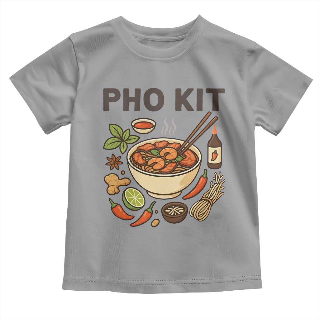 Funny Pho Kit Vietnamese Noodle Pun Toddler T Shirt Ramen Pho Lovers Hilarious Foodie Graphic - Wonder Print Shop