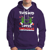 Funny Christmas Hoodie This Kid Loves Xmas Skeleton Heart - Wonder Print Shop
