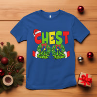 Christmas Couples T Shirt Chestnuts Xmas Matching Family Funny Chest Skeleton - Wonder Print Shop