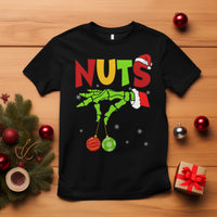 Christmas Couples T Shirt Chestnuts Xmas Matching Family Funny Nuts Skeleton - Wonder Print Shop