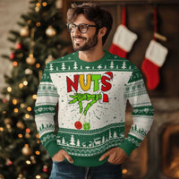 Christmas Couples Ugly Christmas Sweater Chestnuts Xmas Matching Family Funny Nuts Skeleton - Wonder Print Shop