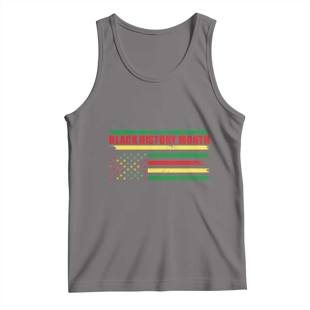 Black History Month Tank Top African American Pride US Flag