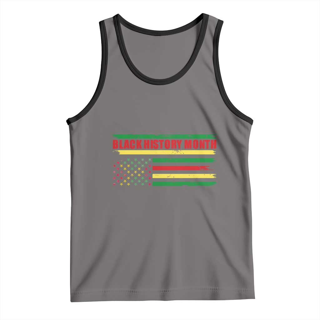 Black History Month Tank Top African American Pride US Flag