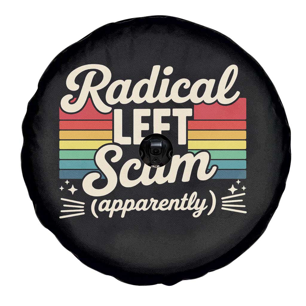 Funny Radical Left Scum Apparently Spare Tire Cover Retro Political Humor - Wonder Print Shop