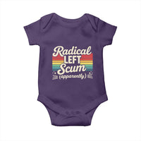 Funny Radical Left Scum Apparently Baby Onesie Retro Political Humor - Wonder Print Shop
