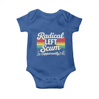 Funny Radical Left Scum Apparently Baby Onesie Retro Political Humor - Wonder Print Shop