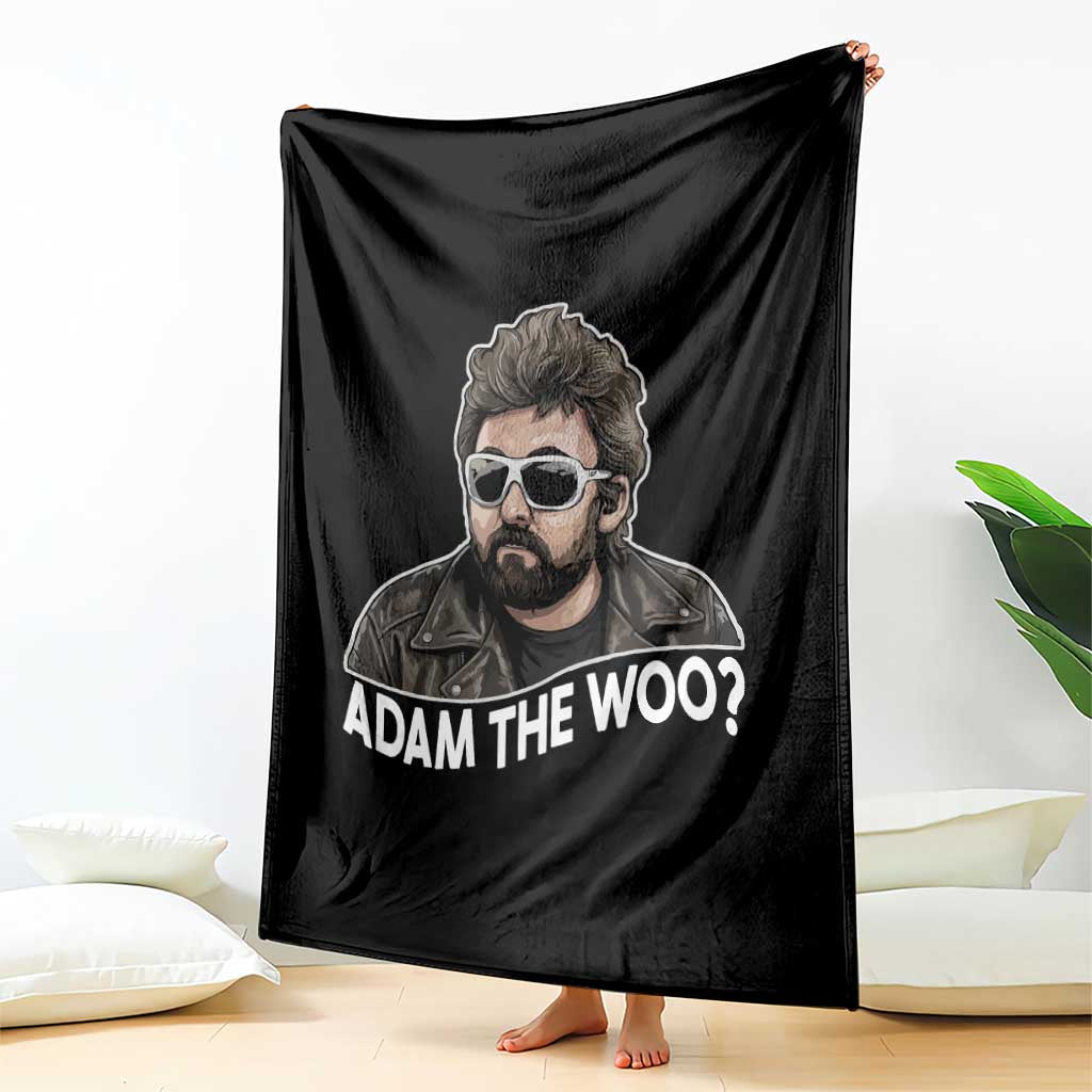 Adam Inspired Graphic Throw Blanket The Woo Memorial Tribute - Wonder Print Shop