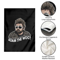 Adam Inspired Graphic Garden Flag The Woo Memorial Tribute - Wonder Print Shop