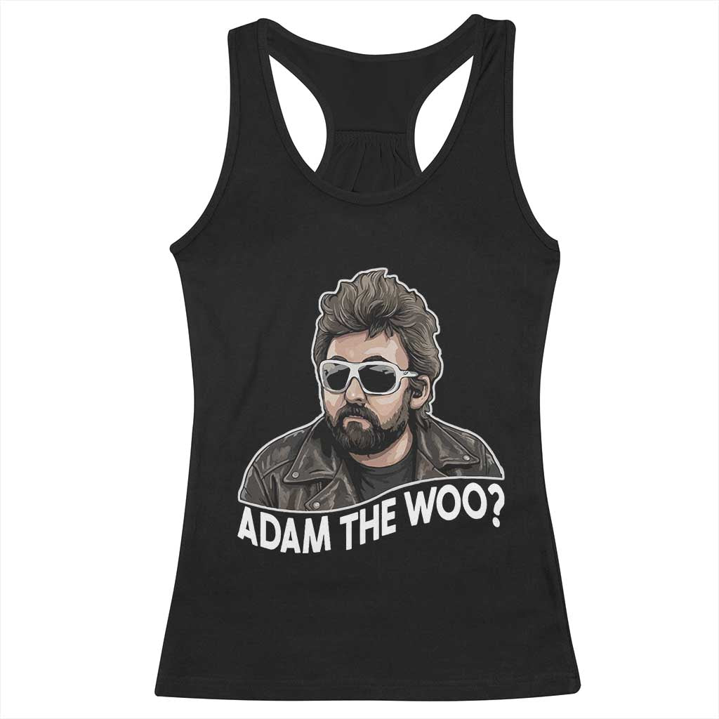 Adam Inspired Graphic Racerback Tank Top The Woo Memorial Tribute - Wonder Print Shop