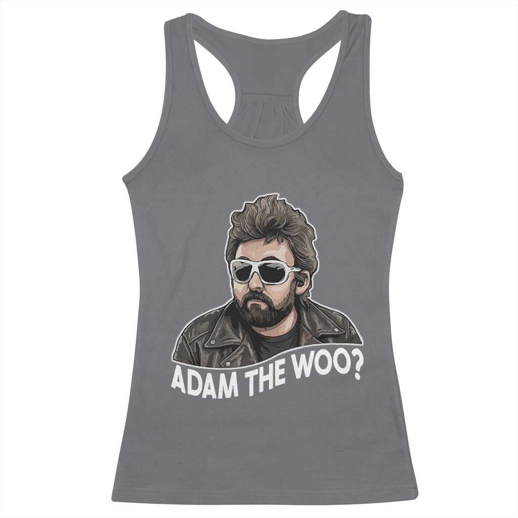 Adam Inspired Graphic Racerback Tank Top The Woo Memorial Tribute - Wonder Print Shop