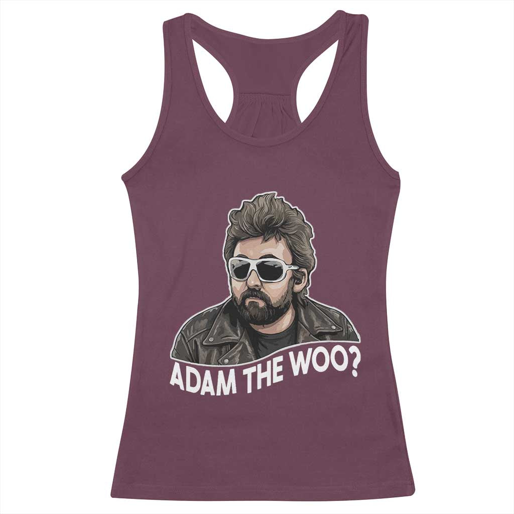 Adam Inspired Graphic Racerback Tank Top The Woo Memorial Tribute - Wonder Print Shop