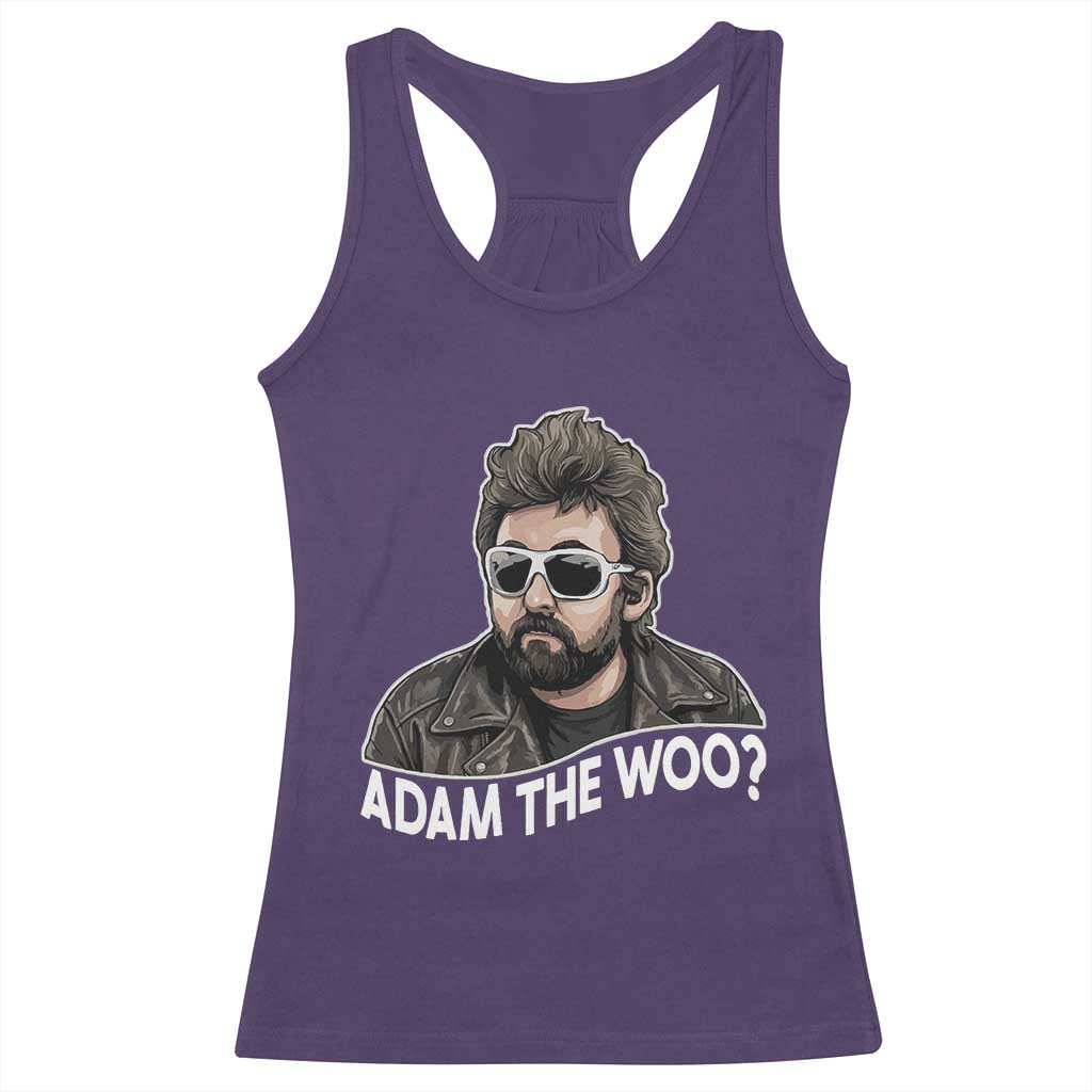 Adam Inspired Graphic Racerback Tank Top The Woo Memorial Tribute - Wonder Print Shop